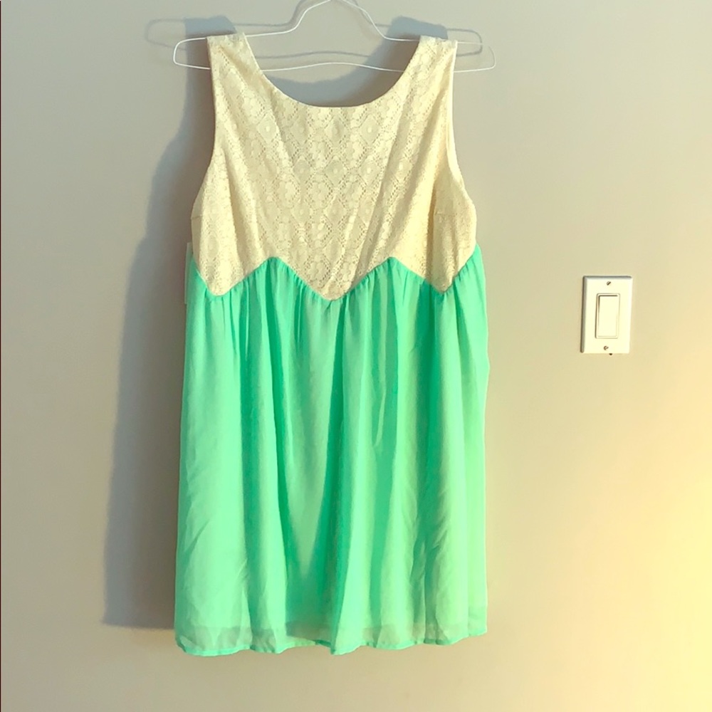 Mint baby doll dress NWT